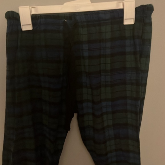 Men’s pajama pants size, small blue, and green - Picture 2 of 4